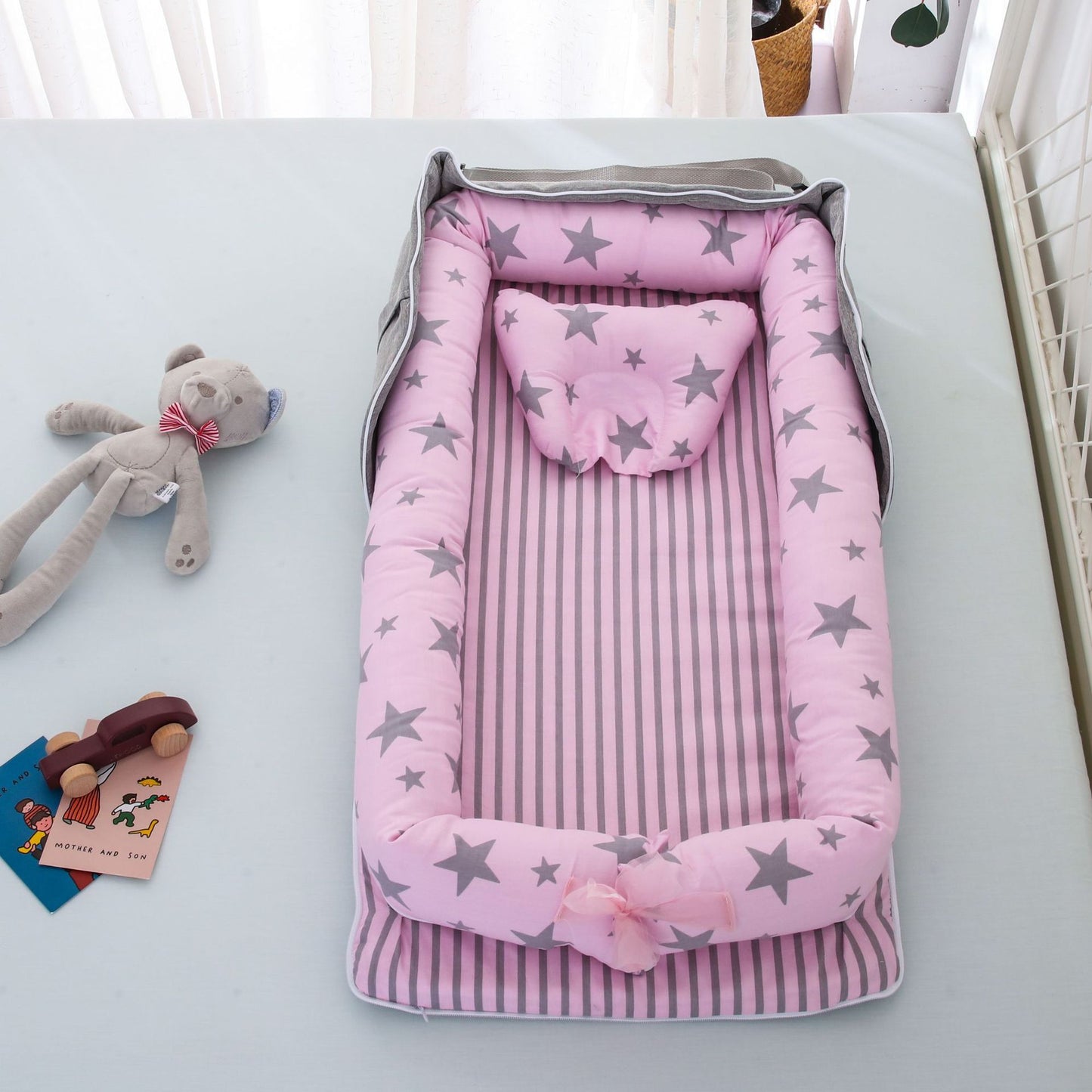 Cotton Portable Foldable Baby Bed