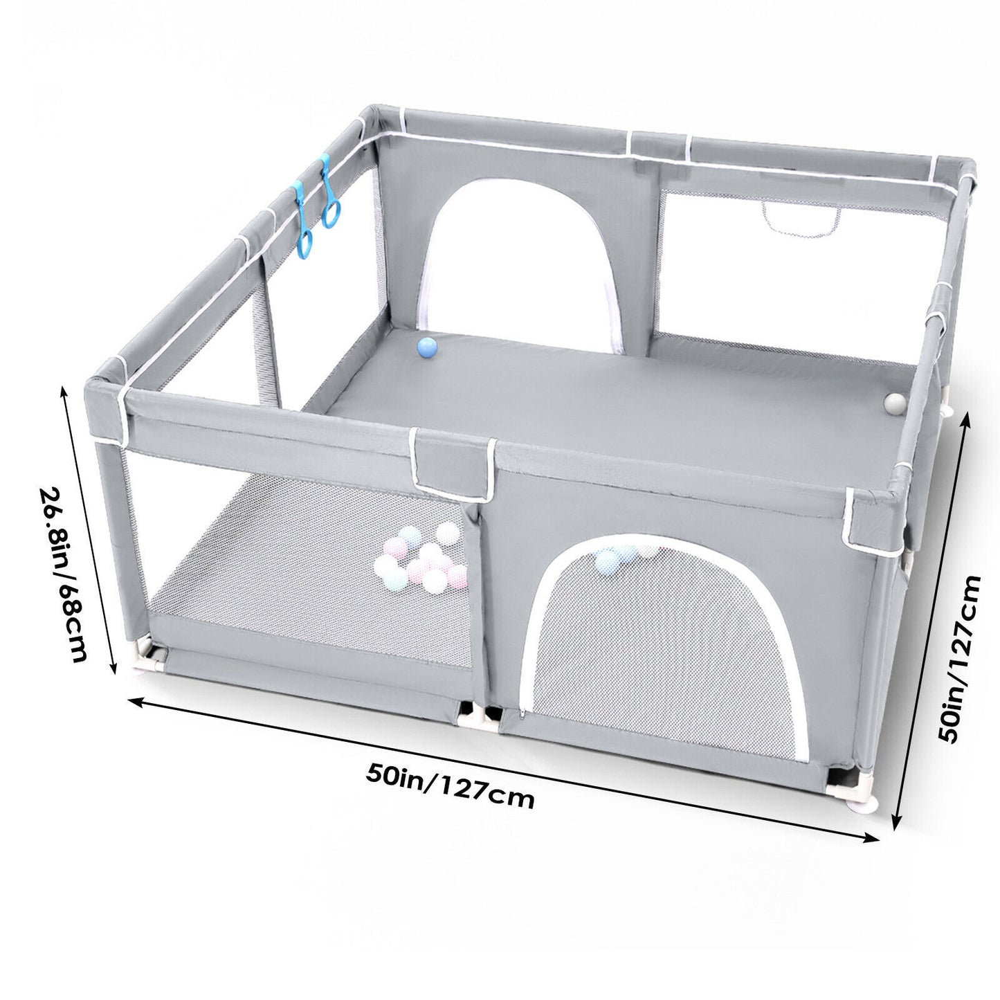 Baby Playpen With Mat